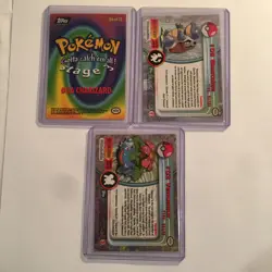 Vintage Pokemon Card Lot Charizard Blastoise Venusaur Topps Rare Fast Ship - Image 5
