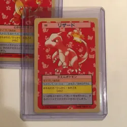 Vintage Pokemon Card Lot Charizard Charmeleon Charmander TopSun 90s Rare Dmg-LP - Image 3