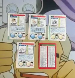 1996 Pokemon Carddass Ree Bottom Bandai(5) Card Lot Gyarados , Checklist,Ect LP - Image 2