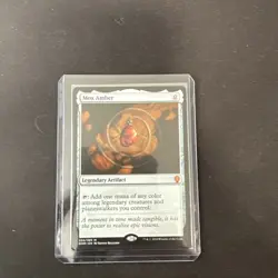 Magic the Gathering Mox Amber Dominaria Card Regular Edition - Image 1