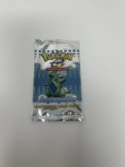 EMPTY Pokemon Aquapolis Booster Pack Tyranitar Art - NO CARDS For Display - Image 1