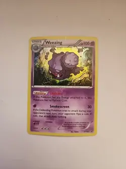Pokemon Card Black Star Promo - 2016 Weezing XY163 LP - Image 1