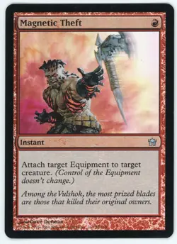 MAGNETIC THEFT [5DN - FIFTH DAWN] - MTG MODERN FOIL CARD [EXCELLENT] - Image 1