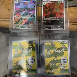Pokemon Obsidian Flames Full Art Lot Of 9 Cards - Image 1