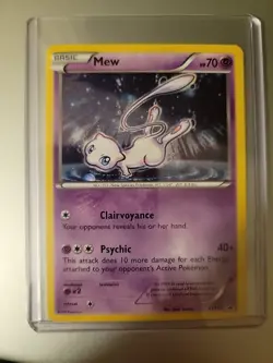 Mew Pokemon Holo XY192 XY Hologram Single Card Unused - Image 1