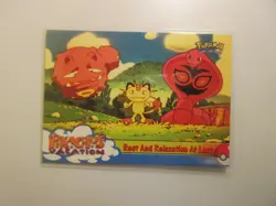 Rest and Relaxation at Last Pikachu's Vacation Topps Pokemon Card LP - Image 1