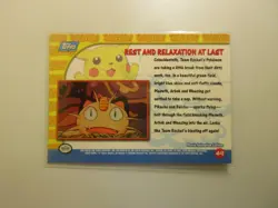 Rest and Relaxation at Last Pikachu's Vacation Topps Pokemon Card LP - Image 2