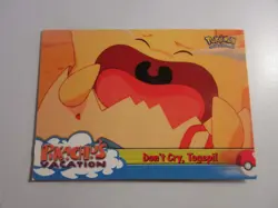 Don't Cry Togepi Pikachu's Vacation Topps Pokemon Card LP - Image 1