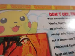 Don't Cry Togepi Pikachu's Vacation Topps Pokemon Card LP - Image 3