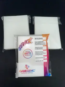 GameGenic Outer Card Sleeves - Non-Glare Matte Non-Reflective 65x92 mm - Image 1