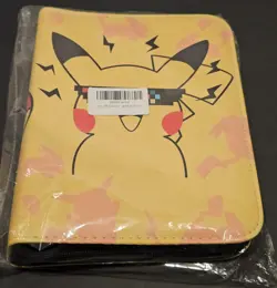 Pikachu Pokemon Trading Card Binder 4 Pockets Per Page Double Sided 50 Pages New - Image 1