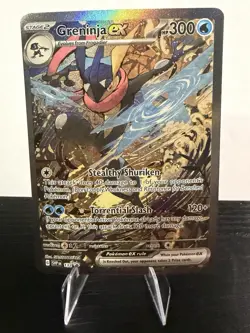 Greninja ex 132 Sv: Scarlet & Violet Promo Cards Holo LP/NM - Image 1