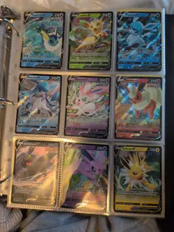 Eevee Evolutions V Promo Complete SWSH 9 Card Set Eeveelutions Pokemon TCG NM - Image 2