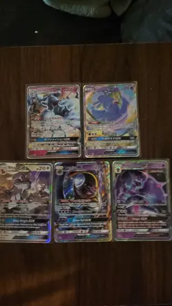 Pokemon TCG GX 5 Card Bundle 2 JP and 3 ENG - Image 1