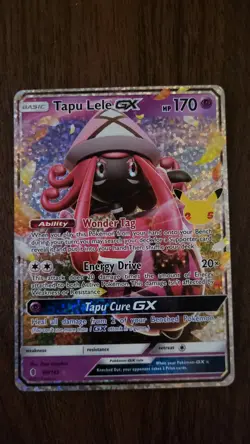 Pokemon TCG Tapu Lele GX Holo Ultra Rare Card 60/145 Celebrations - Image 1