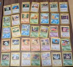 Pokemon 2000 Neo Genesis - 35x unique Card Unlimited Bundle NM/LP vintage - Image 1
