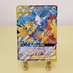 Pokemon TCG Moltres Zapdos Articuno GX Hidden Fates Holo Ultra Rare Card 66/68 - Image 1