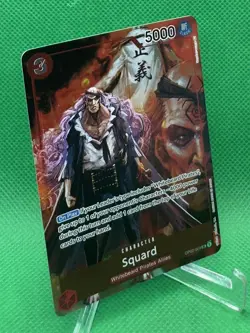 Squard OP02-009 ALT ART One Piece Card Game TCG English Box Topper - Image 1