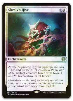 Skrelv's Hive #34 (Foil) (NM) Phyrexia All Will Be One ONE Magic MTG - Image 1