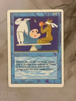 Stasis - MP - Magic the Gathering Revised Edition - Image 1