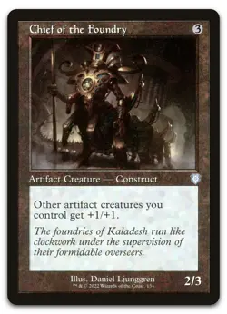 Chief of the Foundry (Retro Frame) #134 (NM) Brothers' War BRC Magic MTG - Image 1