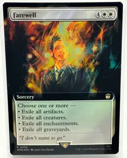 Farewell (Extended Art), Doctor Who, MTG Magic the Gathering, FOIL (465) NM - Image 1