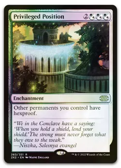 Privileged Position #263 (Foil) (NM) Double Masters 2022 2X2 Magic MTG - Image 1