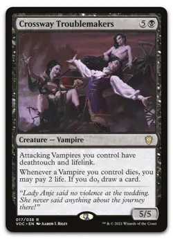 Crossway Troublemakers #17 (NM) Crimson Vow VOC Magic MTG - Image 1