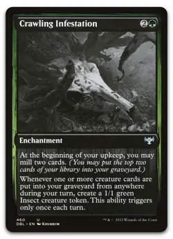 Crawling Infestation #460 (NM) Innistrad Double DBL Magic MTG - Image 1