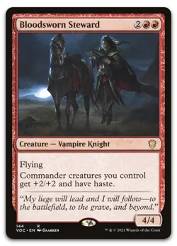 Bloodsworn Steward #144 (NM) Crimson Vow VOC Magic MTG - Image 1