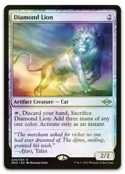 Diamond Lion #225 (Foil) (NM) Modern Horizons 2 MH2 Magic MTG - Image 1