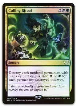 Culling Ritual #172 (Foil) (NM) Strixhaven PPSTX Magic MTG - Image 1