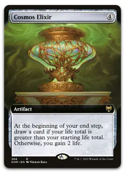 Cosmos Elixir (Extended Art) #368 (NM) Kaldheim KHM Magic MTG - Image 1