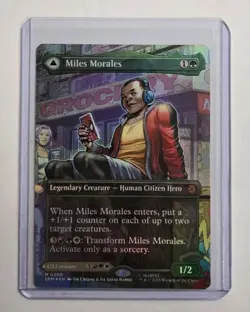 MTG Miles Morales SPM 0200 M NM Borderless FOIL - Image 1