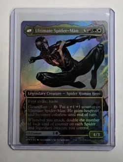 MTG Miles Morales SPM 0200 M NM Borderless FOIL - Image 2