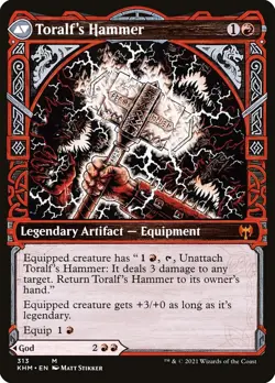 Toralf, God of Fury (Showcase) #313 (Foil) (NM) Kaldheim KHM Magic MTG - Image 2