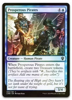 Prosperous Pirates #85 (Foil) (NM) Commander Legends CMR Magic MTG - Image 1