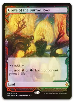Grove of the Burnwillows #25 (Foil) NM Zendikar Rising Expeditions ZNE Magic MTG - Image 1