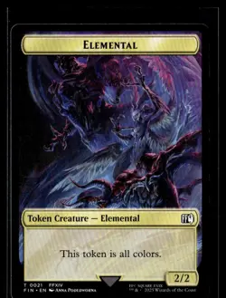 2025 Final Fantasy Tokens Elemental / Hero Token/Common #21 - Image 1