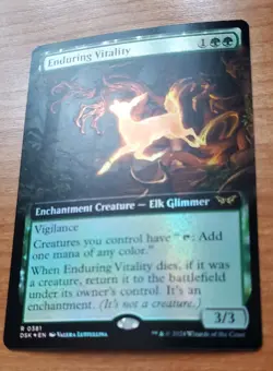 MTG Enduring Vitality (LP+) - (Extended Art Foil) Duskmourn - Image 1