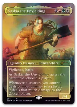 Saskia the Unyielding #55 (Foil) (NM) Secret Lair Drop SLD Magic MTG - Image 1