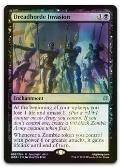 Dreadhorde Invasion #86 (Foil) (NM) Throne of Eldraine PPELD Magic MTG - Image 1