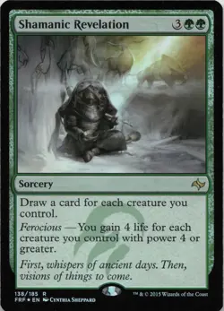 Shamanic Revelation - FOIL - R Fate Reforged 138 - MTG - Image 1