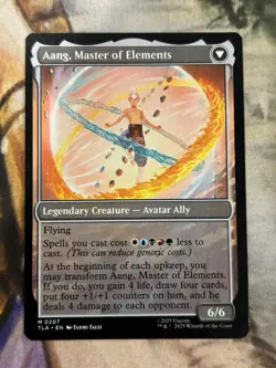 Avatar Aang (Regular) #0207 MTG Avatar: The Last Airbender Mythic English - NM/M - Image 2