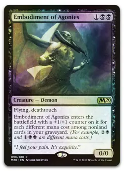 Embodiment of Agonies #98 (Foil) (NM) Core Set 2020 M20 Magic MTG - Image 1