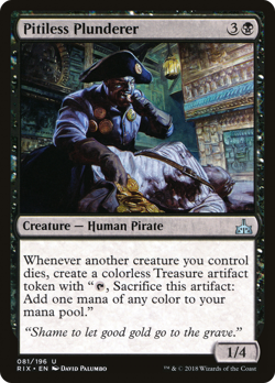 Pitiless Plunderer #81 (MP) Rivals of Ixalan RIX Magic MTG - Image 1