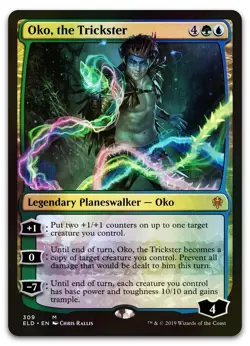 Oko, the Trickster #309 (Foil) (NM) Throne of Eldraine ELD Magic MTG - Image 1