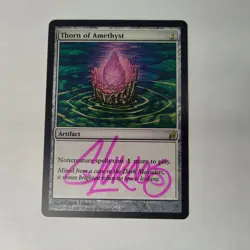 MTG Thorn of Amethyst Lorwyn - Signed by Artist Chuck Lukacs (Pink) - Image 1