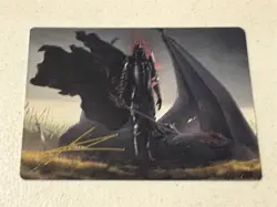 mtg gold signature Witch-king of Angmar, Lord of the Rings Art Series 24/81 - Image 1