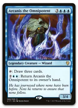 Arcanis the Omnipotent #80 (NM) Commander 2017 C17 Magic MTG - Image 1